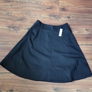 Lane Bryant Black Midi A-Line Skirt for Work